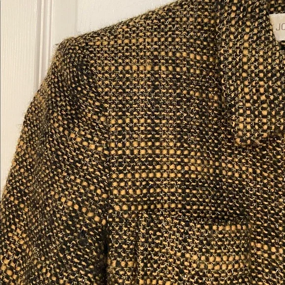 Vintage Jones New York Black and Gold Tweed Jacket - Picture 3 of 10